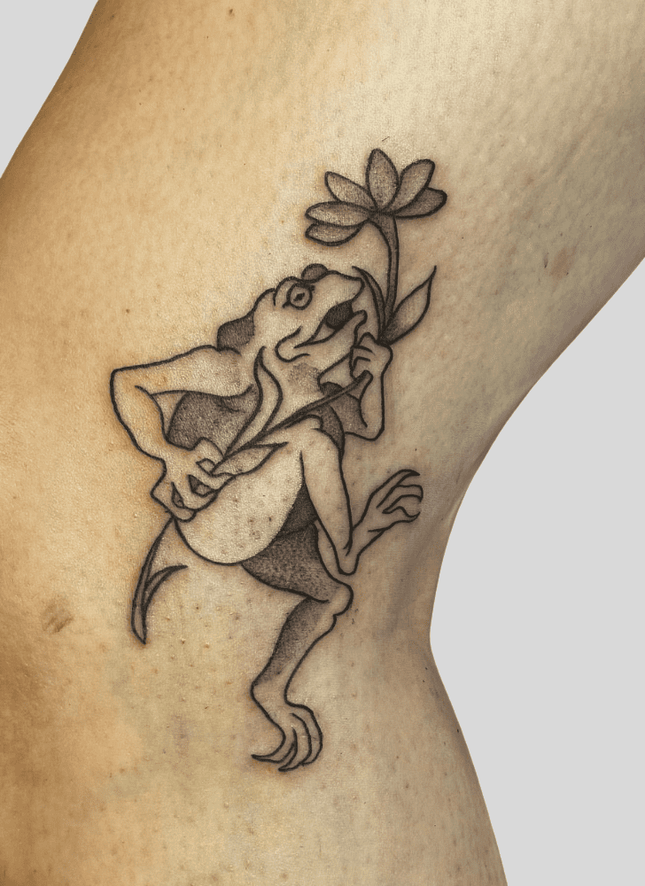 Frog Tattoo Shot