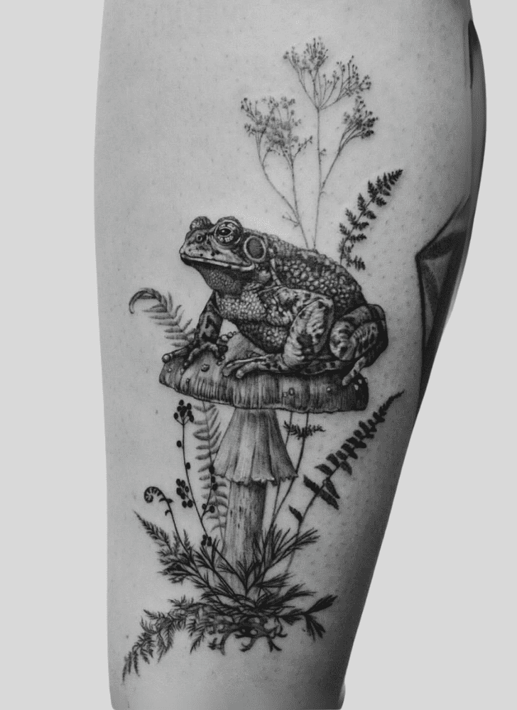 Frog Tattoo Figure