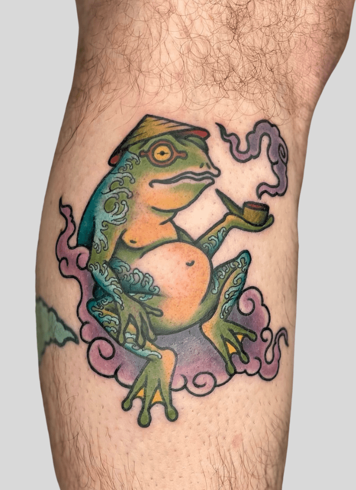 Frog Tattoo Figure