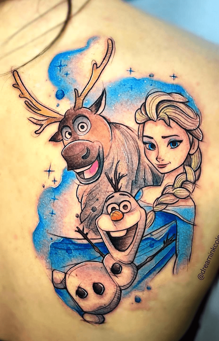 Frozen Tattoo Portrait