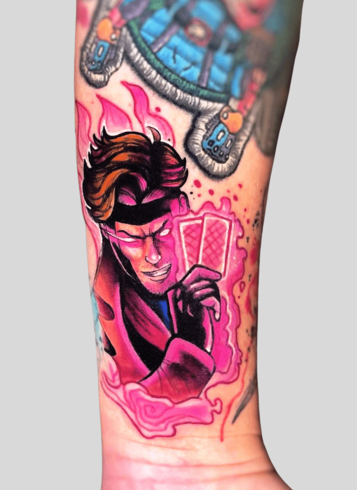 Gambit Tattoo Portrait