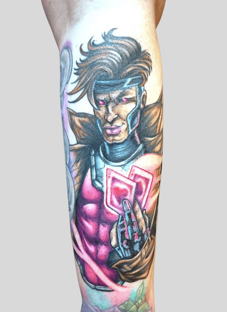 Gambit Tattoo Design Image