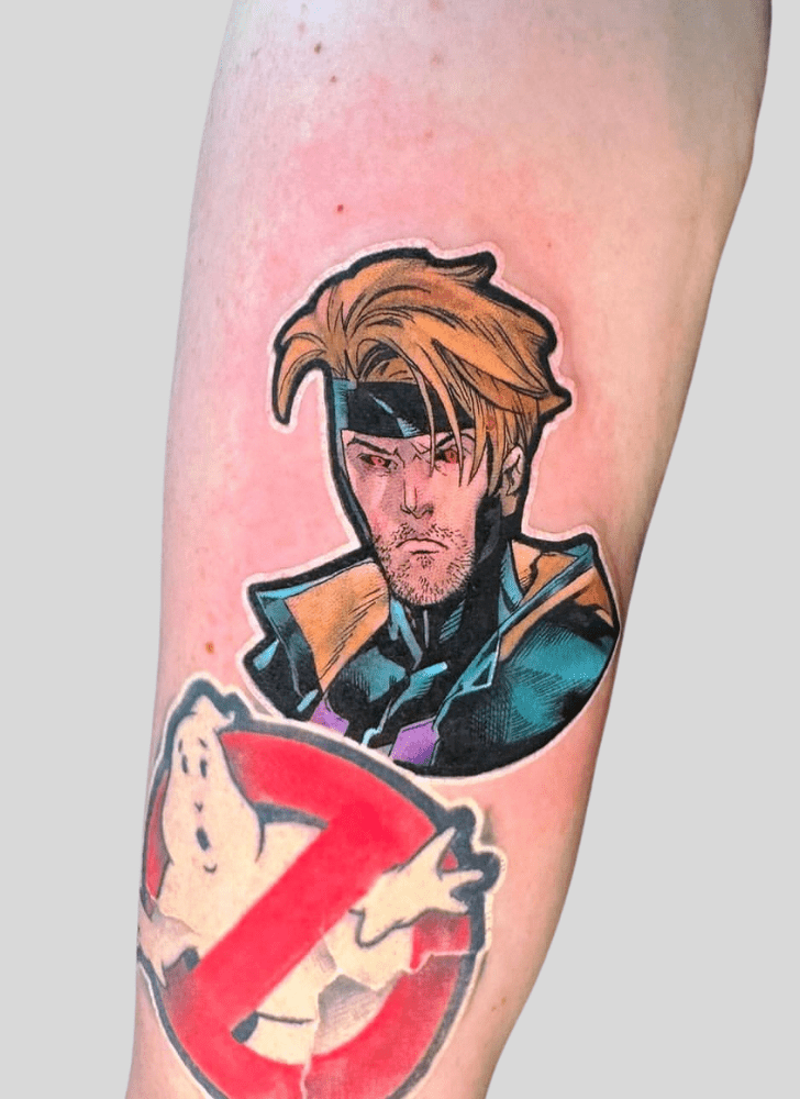 Gambit Tattoo Figure