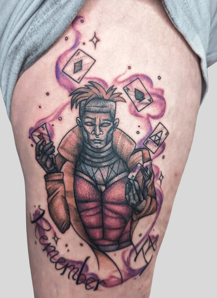 Gambit Tattoo Portrait