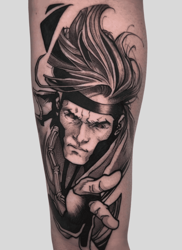 Gambit Tattoo Shot