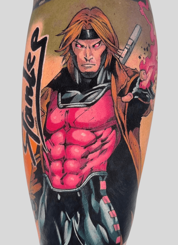 Gambit Tattoo Design Image