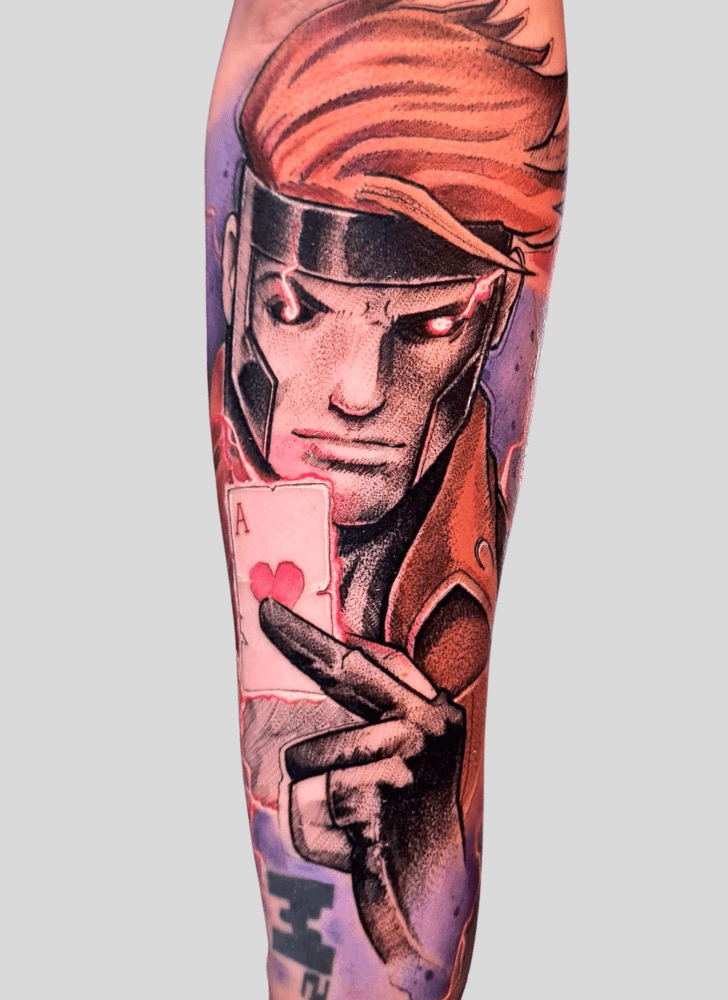 Gambit Tattoo Photo