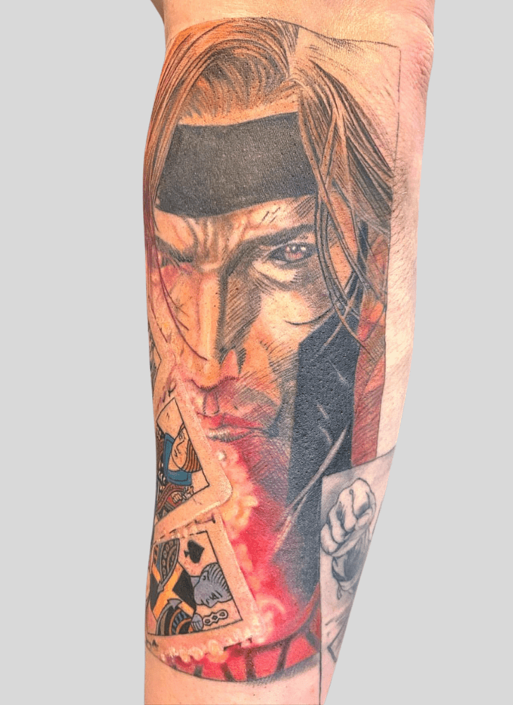 Gambit Tattoo Portrait