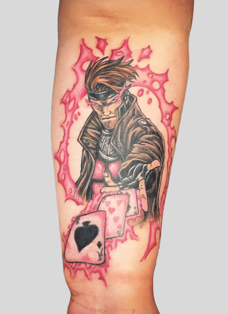 Gambit Tattoo Shot