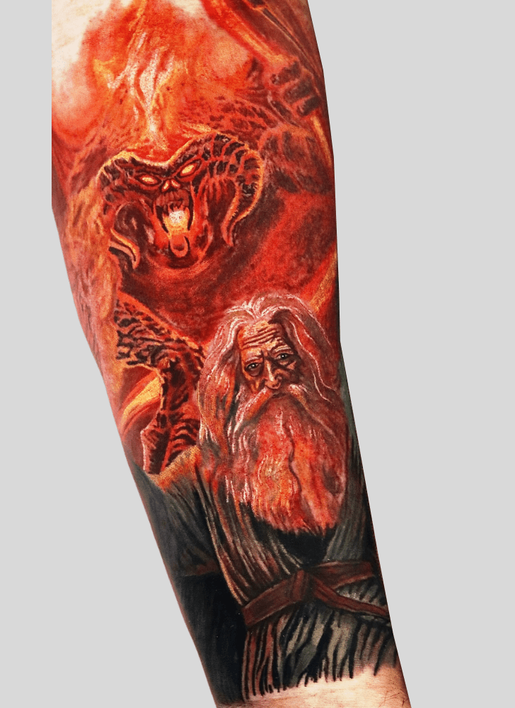 Gandalf Tattoo Photograph