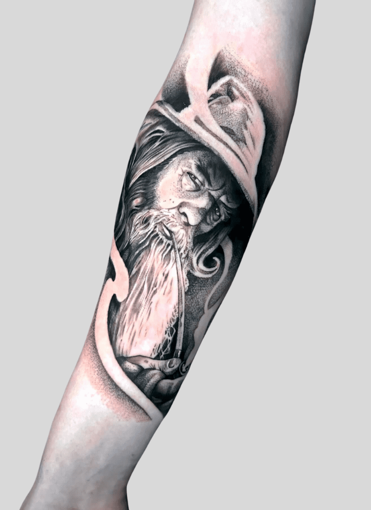 Gandalf Tattoo Portrait