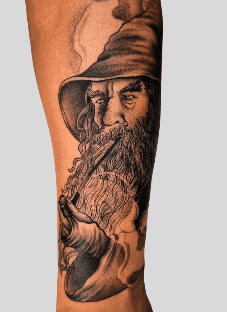 Gandalf Tattoo Figure