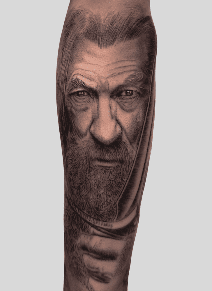 Gandalf Tattoo Photograph