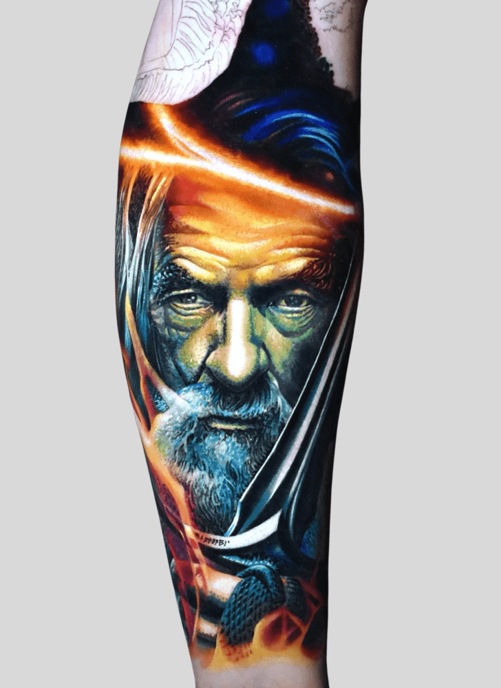 Gandalf Tattoo Portrait