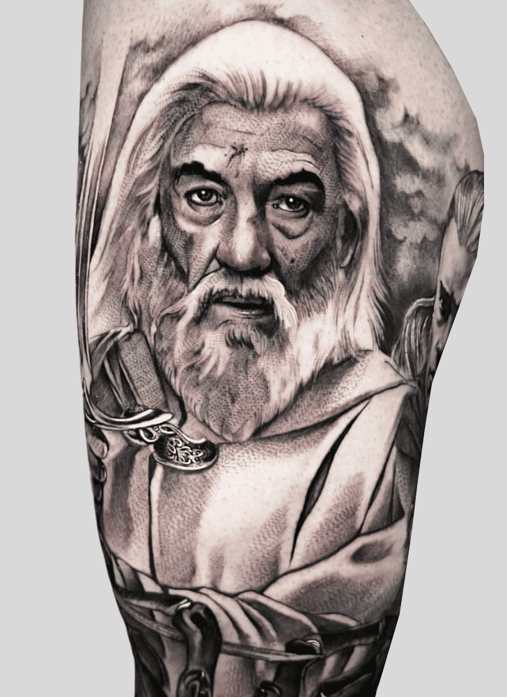 Gandalf Tattoo Design Image