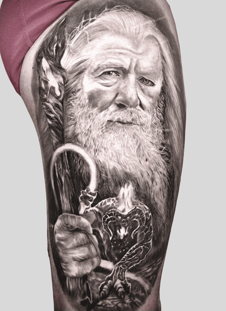 Gandalf Tattoo Figure