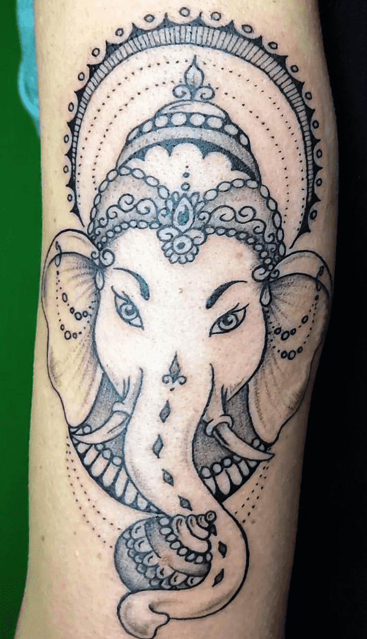 Ganesha Tattoo Figure