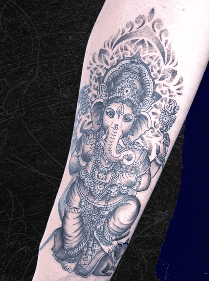 Ganesha Tattoo Figure