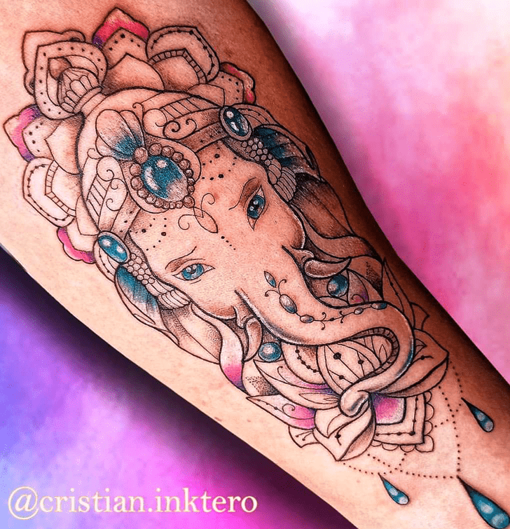 Ganesha Tattoo Portrait