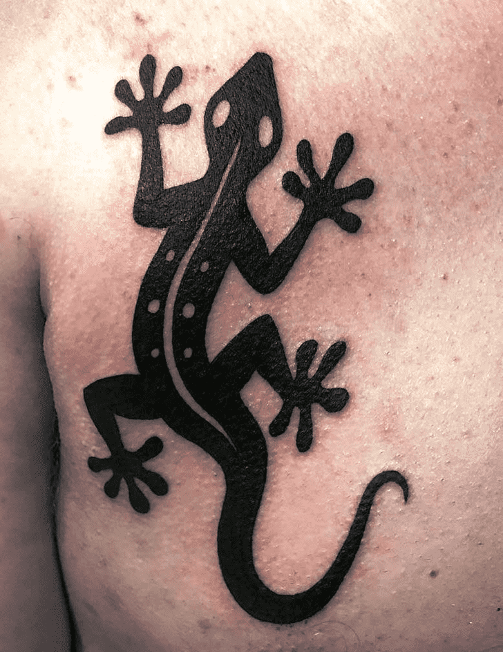 Gecko Tattoo Portrait