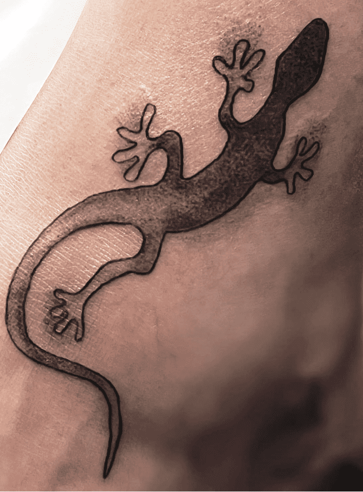 Gecko Tattoo Figure