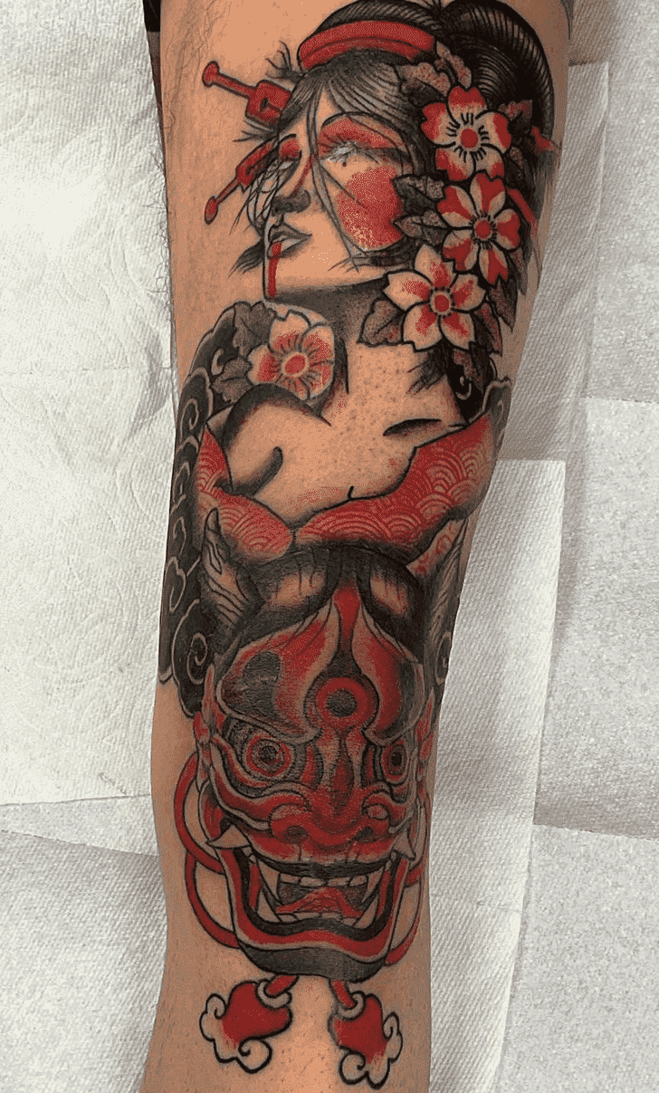 Geisha Tattoo Figure