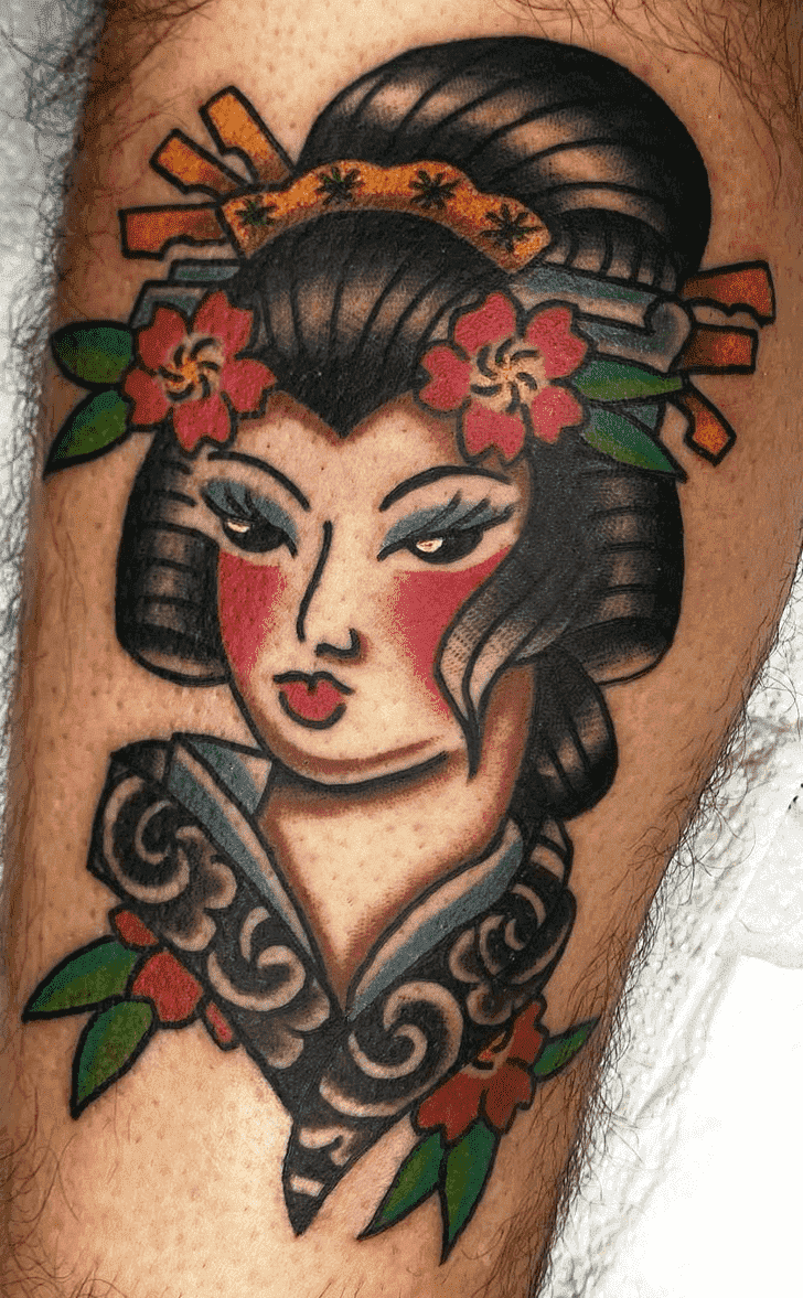 Geisha Tattoo Portrait