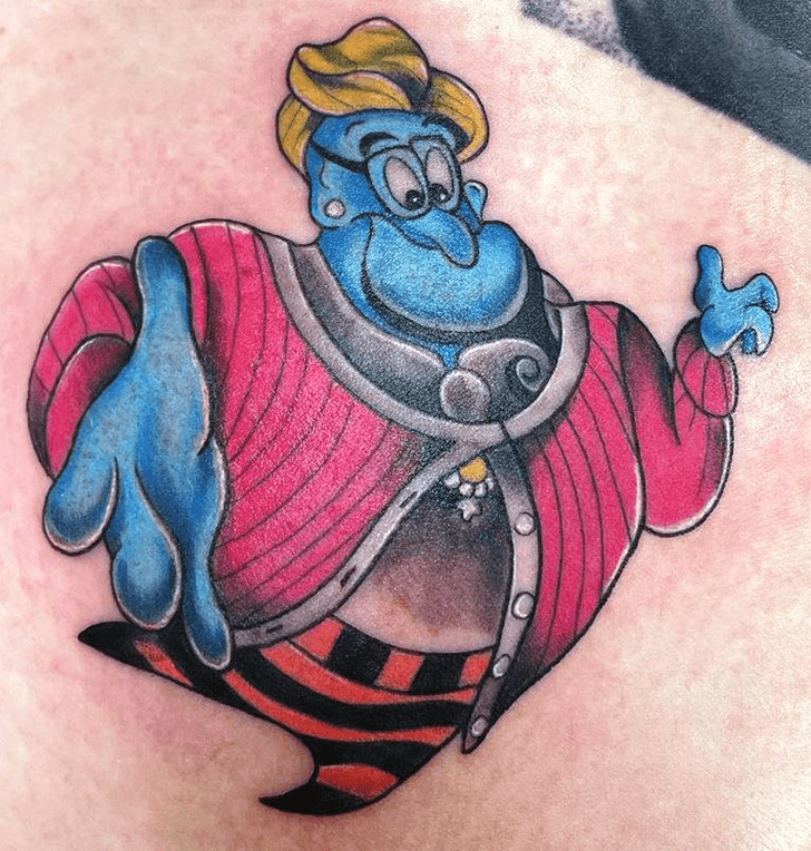 Genie Tattoo Portrait