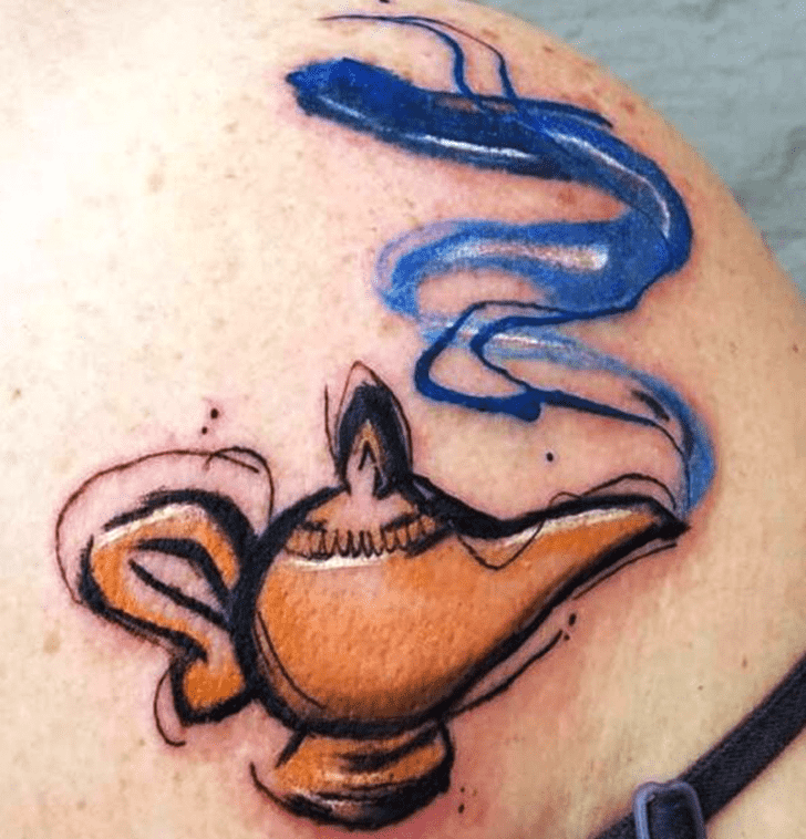 Genie Tattoo Portrait