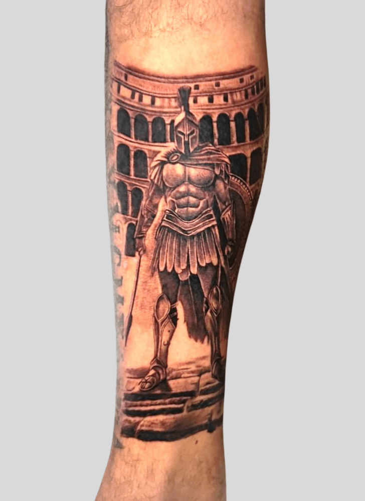 Gladiator Tattoo Figure