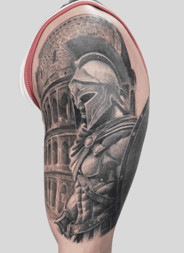 Gladiator Tattoo Figure