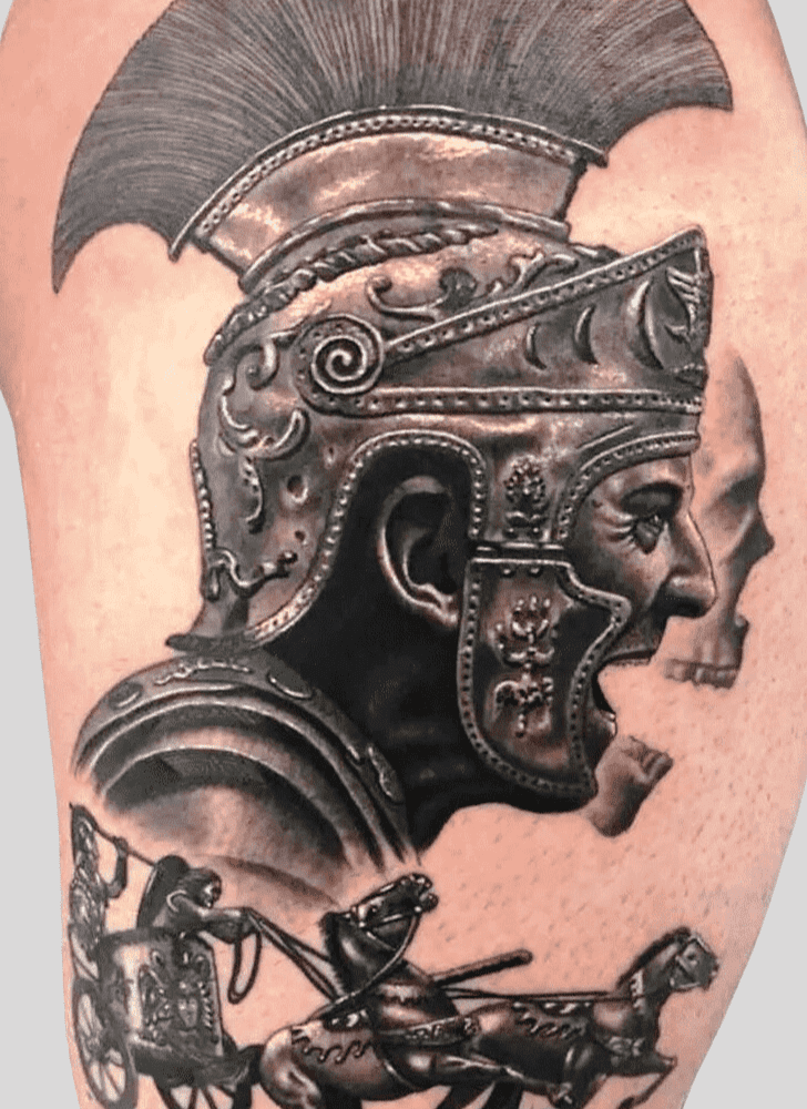 Gladiator Tattoo Shot