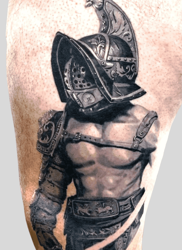 Gladiator Tattoo Shot