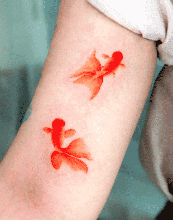 Goldfish Tattoo Portrait