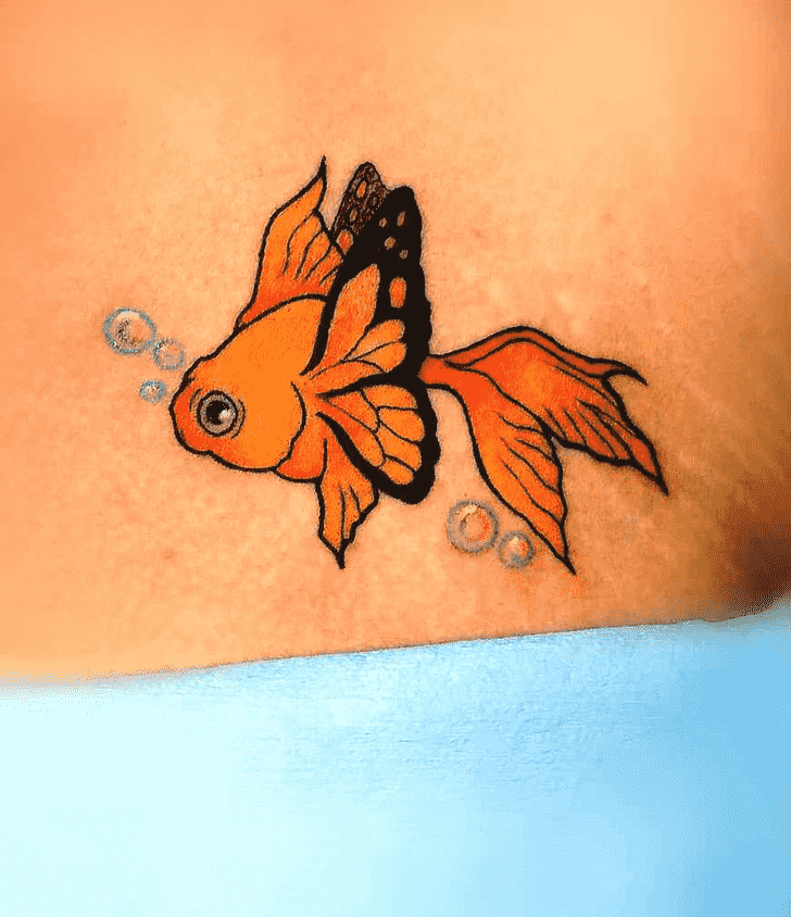 Goldfish Tattoo Photo