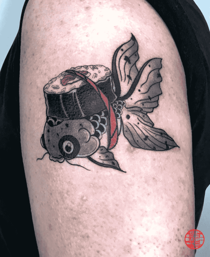 Goldfish Tattoo Portrait