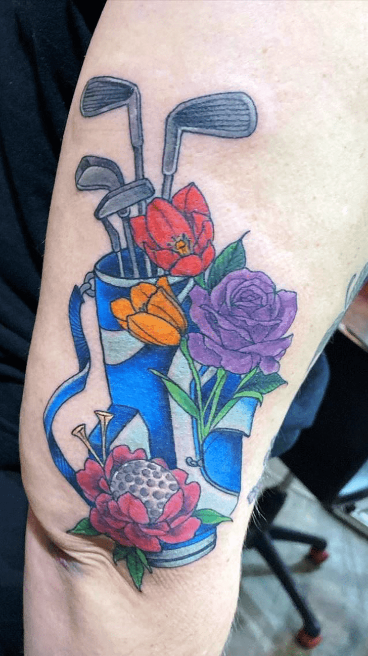 Golf Tattoo Design Image