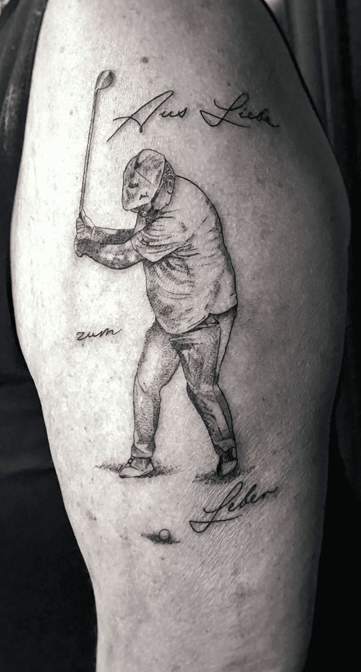 Golf Tattoo Ink