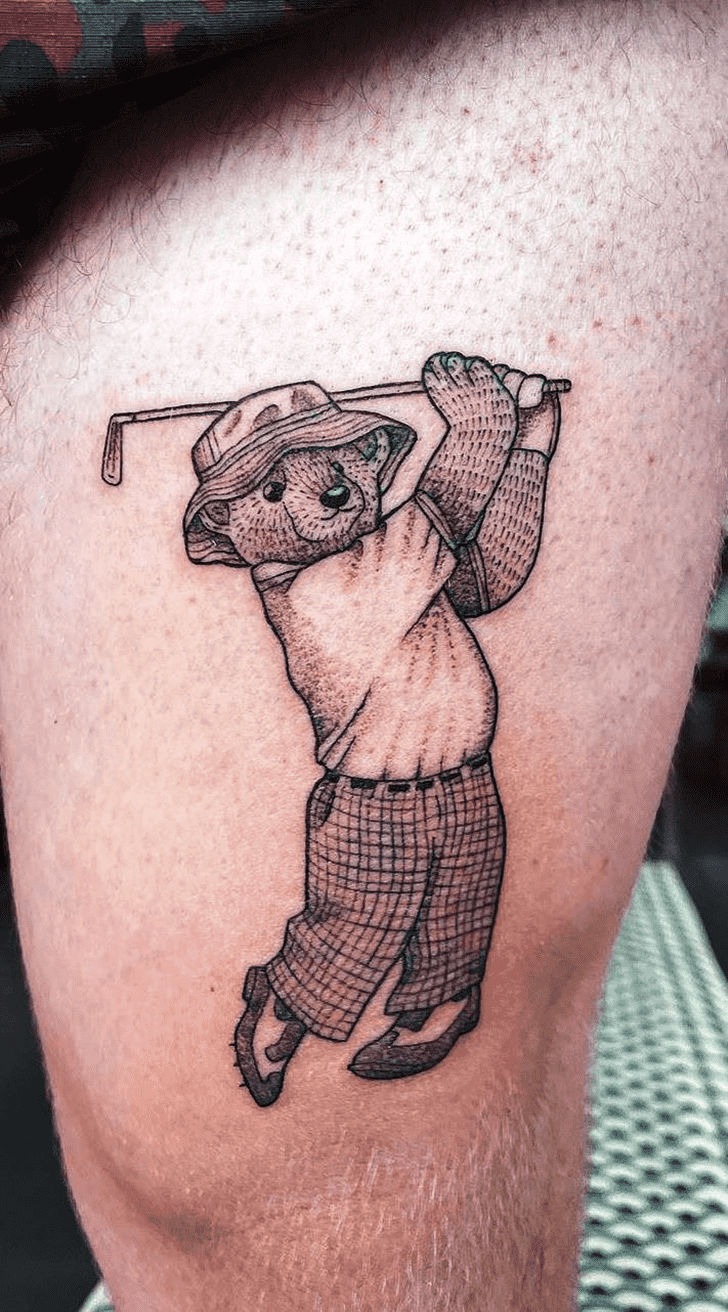 Golf Tattoo Design Image