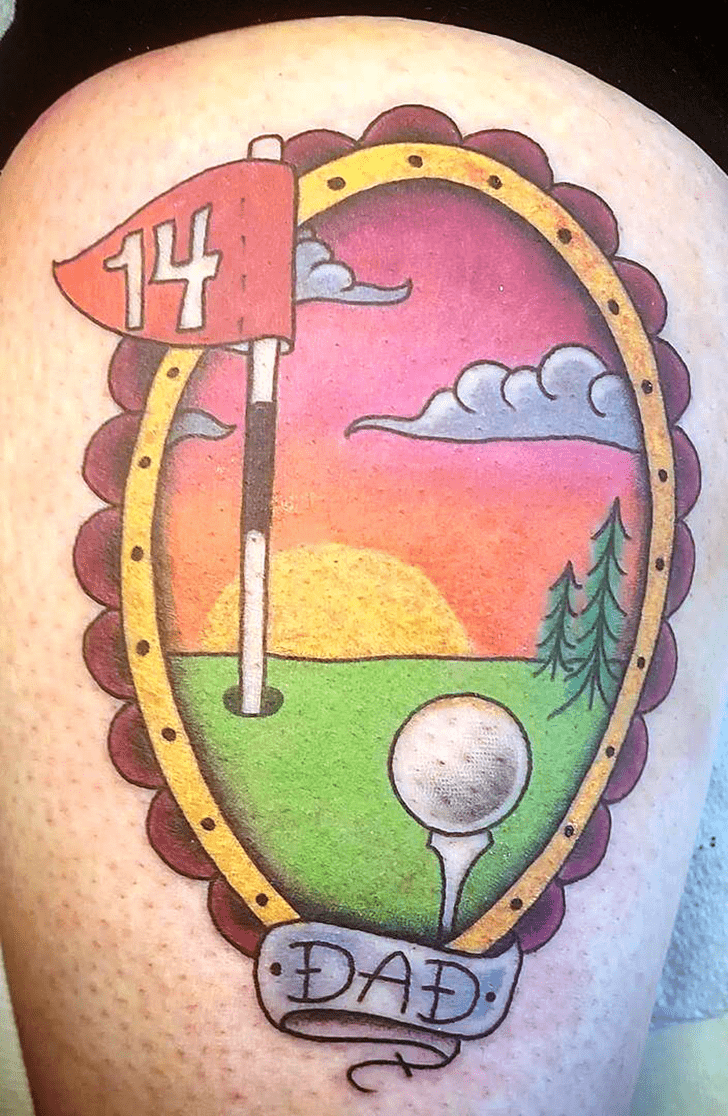 Golf Tattoo Photos