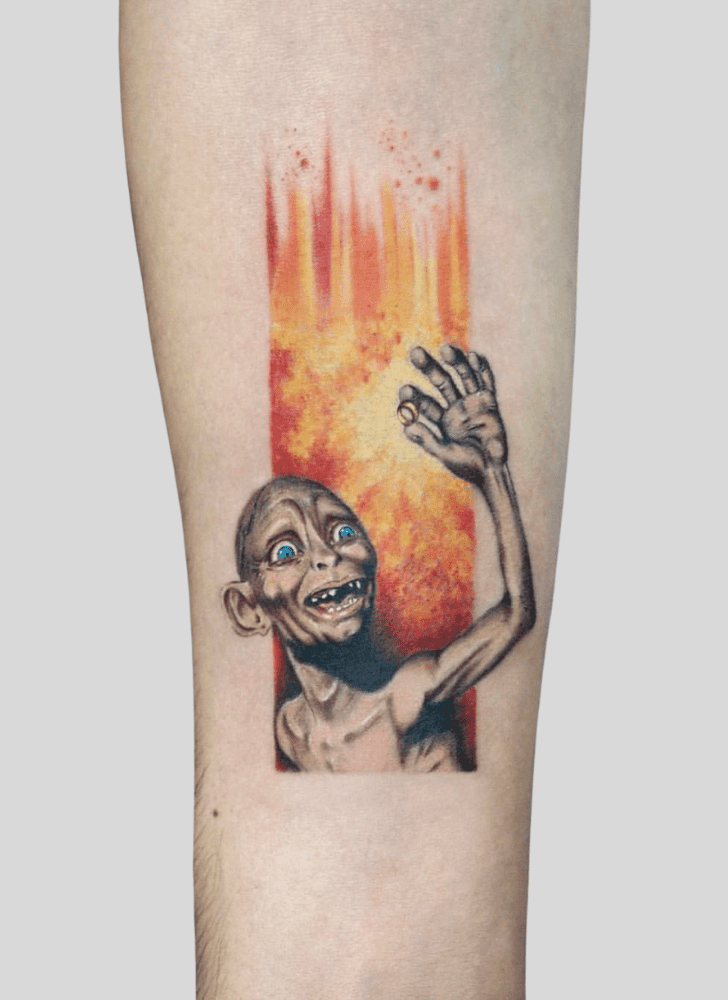 Gollum Tattoo Photo