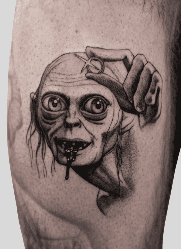 Gollum Tattoo Photos