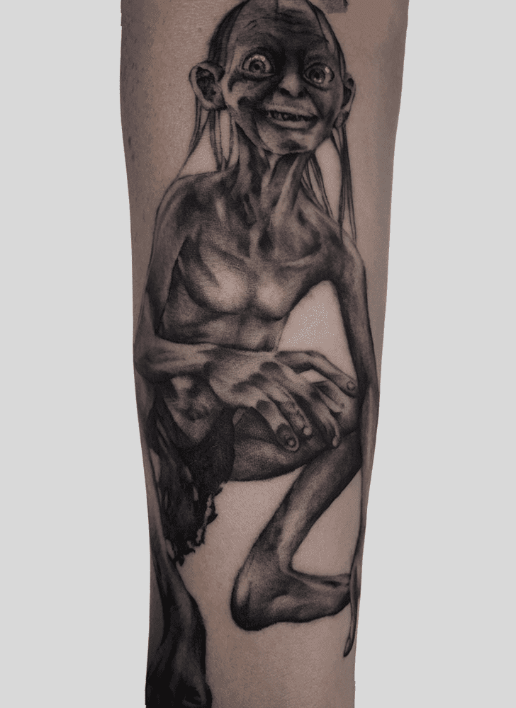 Gollum Tattoo Photograph