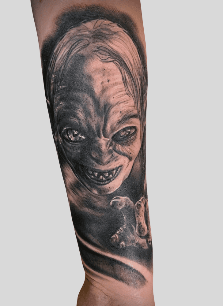 Gollum Tattoo Snapshot