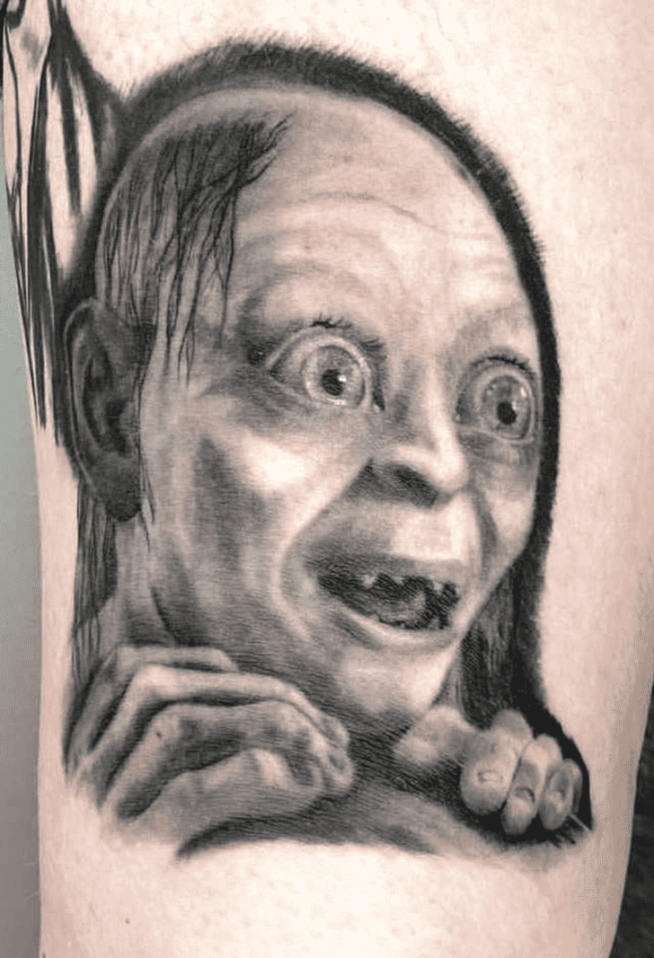 Gollum Tattoo Picture