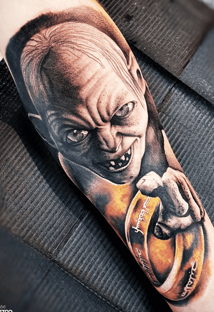 Gollum Tattoo Photo