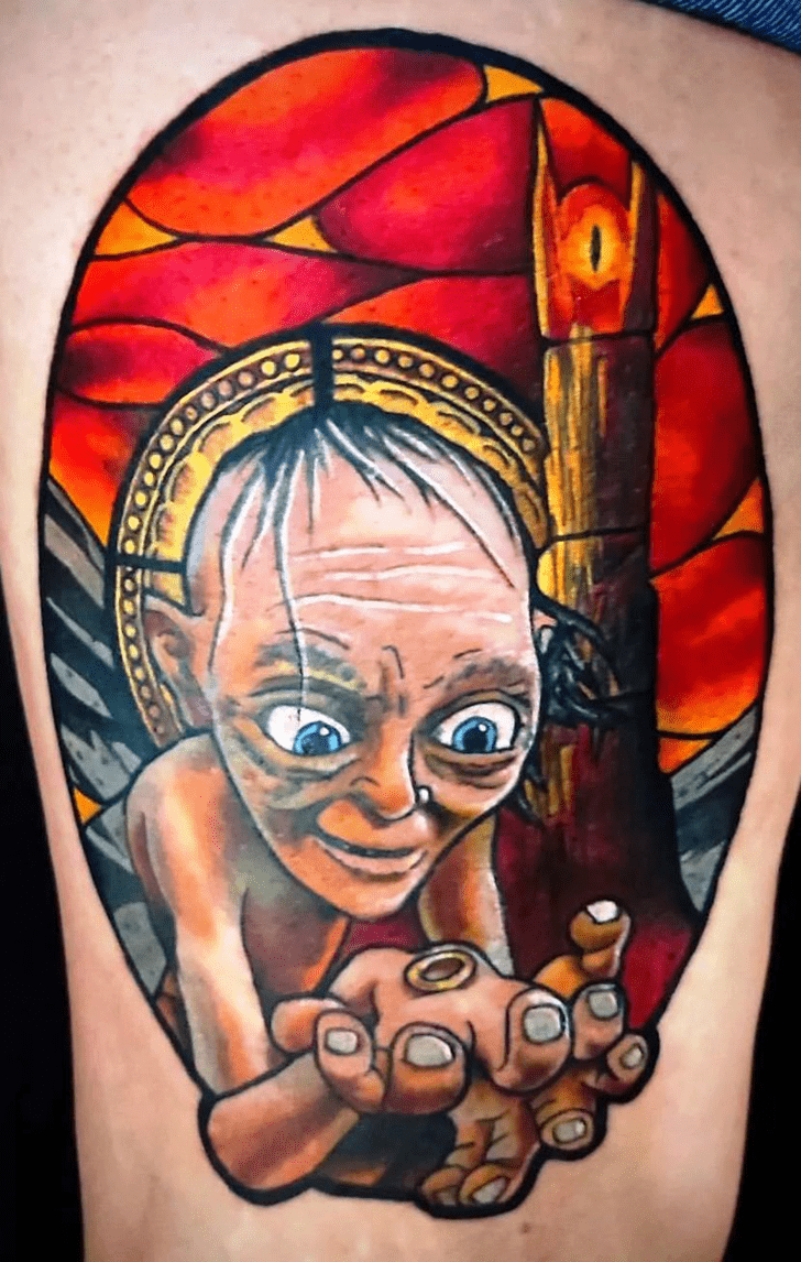 Gollum Tattoo Photos