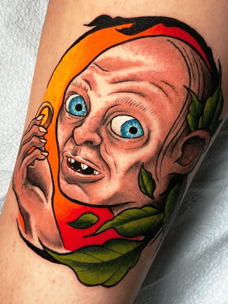 Gollum Tattoo Figure