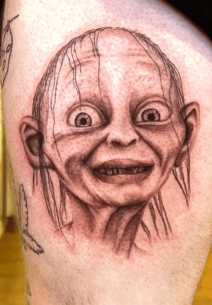 Gollum Tattoo Design Image