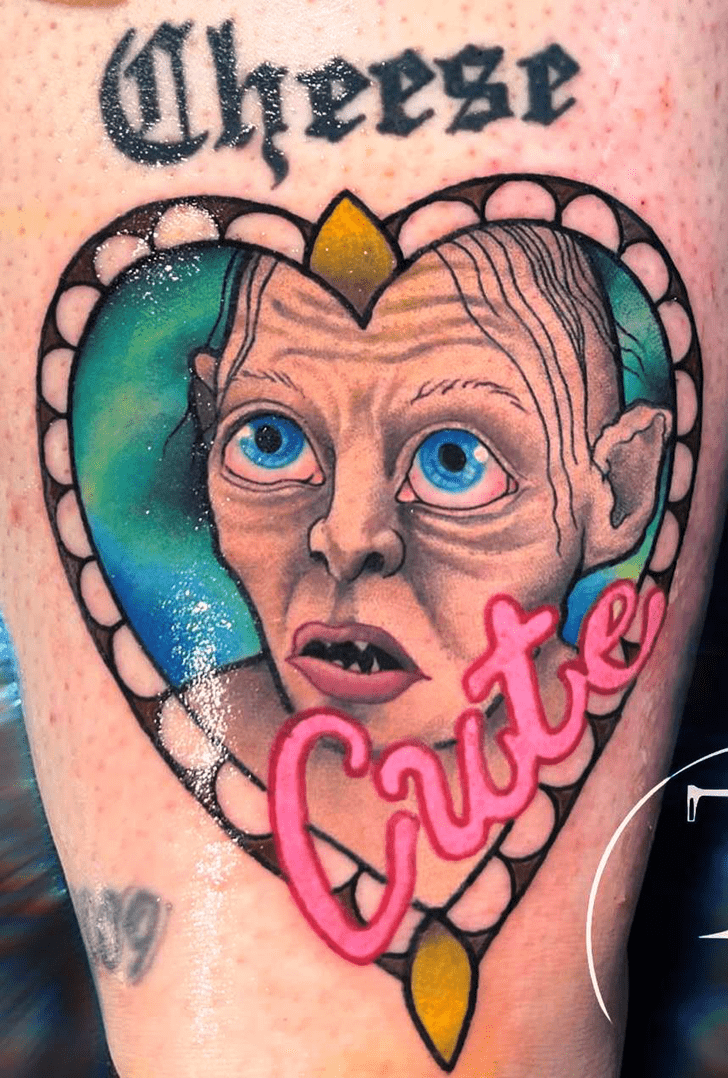 Gollum Tattoo Picture